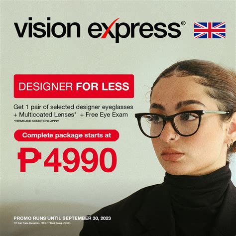 vision express price list